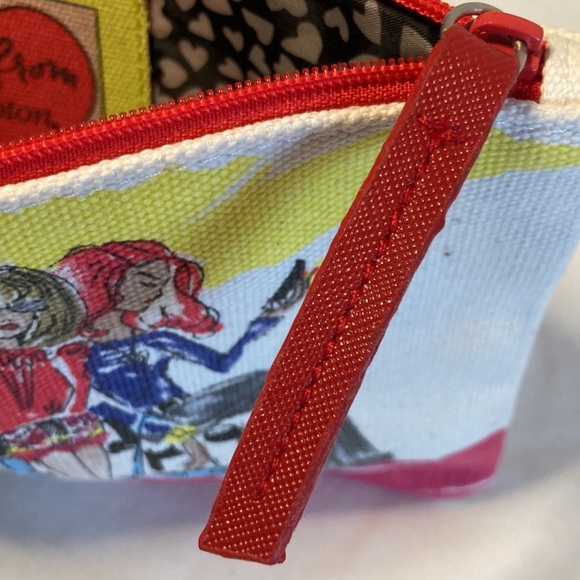 Brighton Fashionista Canvas Bag/Cosmetic Pouch 5”x9” - Picture 11 of 13